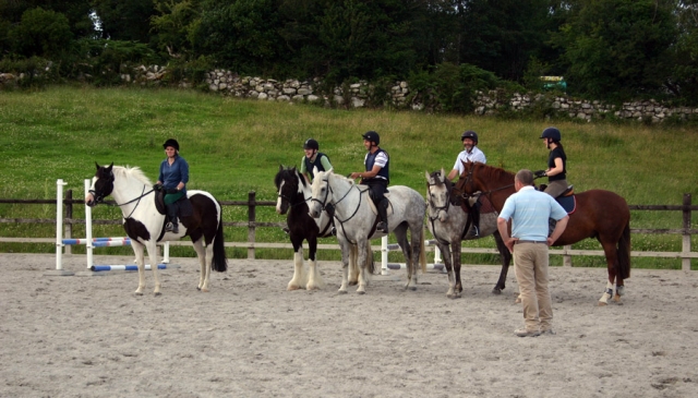 In the ring of Rossendale Valley Riding Club